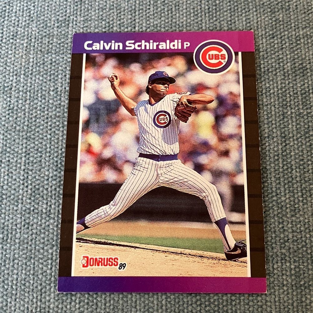1989 Donruss Chicago Cubs Baseball Card Trading Card